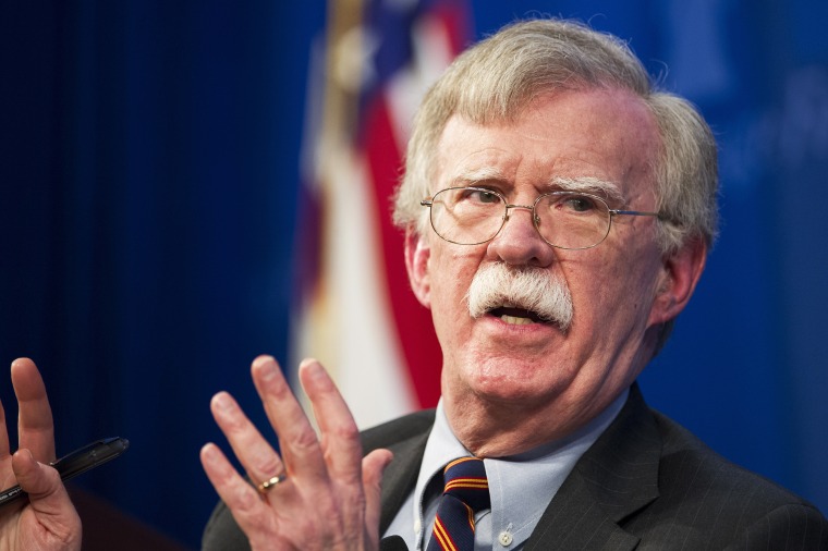 Then-National Security Adviser John Bolton