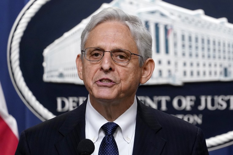 Attorney General Merrick Garland speaks at the Justice Department Aug. 11, 2022, in Washington. A federal judge has rejected the Justice Department's bid to block a major U.S. sugar manufacturer from acquiring its rival, clearing the way for the acquisition to proceed. The ruling, handed down Friday, Sept. 23, by a federal judge in Wilmington, Del., comes months after the Justice Department sued to try to halt the deal between U.S. Sugar and Imperial Sugar Company, one of the largest sugar refiners in the nation.