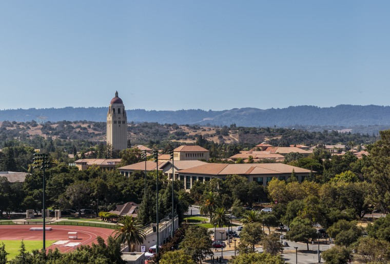 Image:  A general view of the Stanford University campus on September 30, 2017 in Palo Alto, Calif.