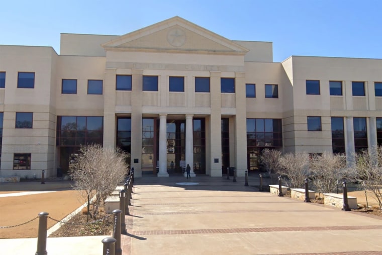 Corte del del Distrito 16 del Condado de Denton en Texas.