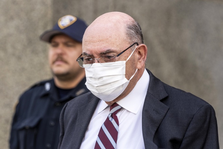 Trump Organization's former Chief Financial Officer Allen Weisselberg at the court