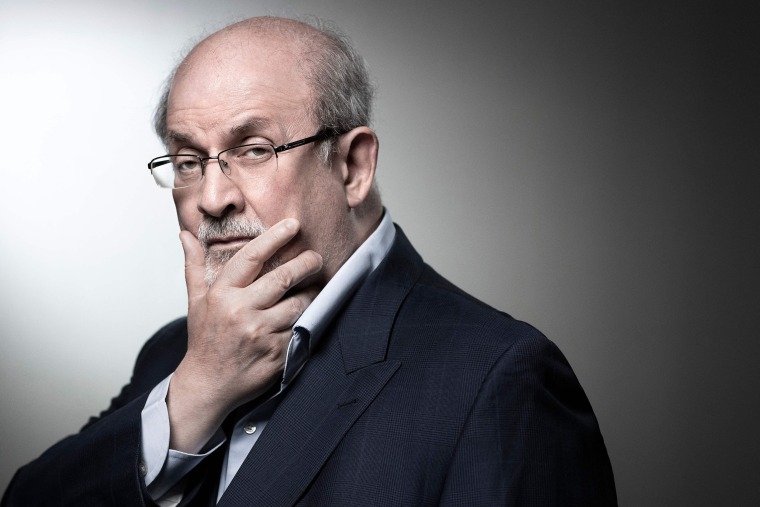 Image: Salman Rushdie in Paris on Sept. 10, 2018.