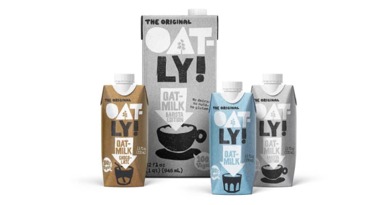 Recalled Oatly products.
