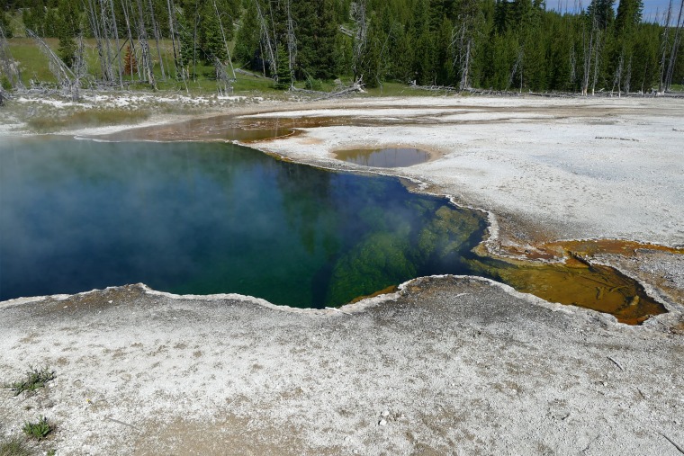 Abyss Pool at West Thumb Geyser Basin.