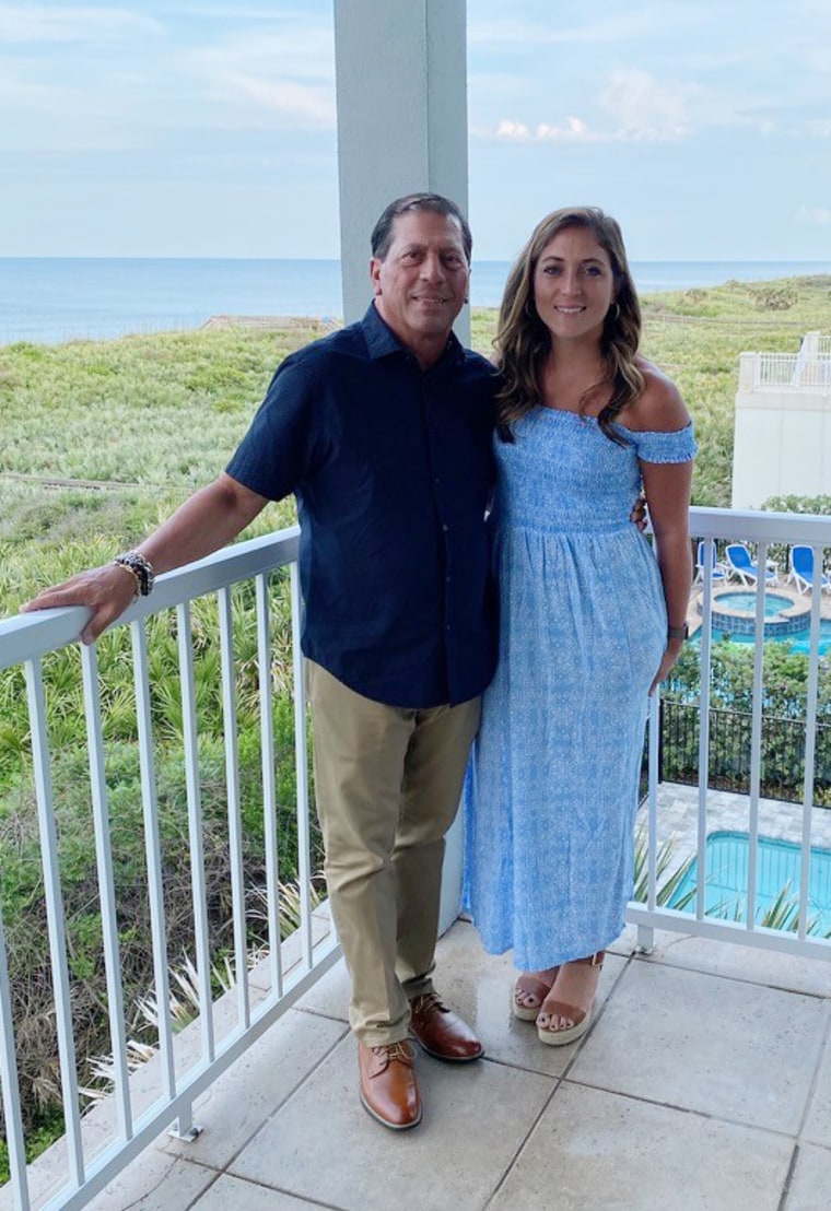 Lauren Granchelli and her father, Anthony. 