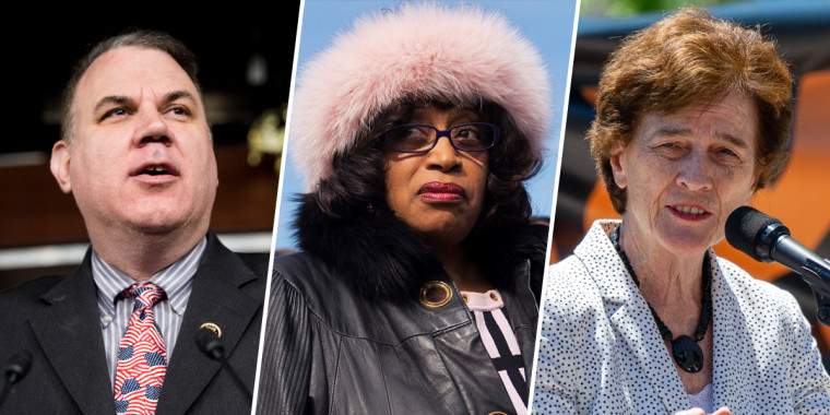 Image: Alan Grayson, Corrine Brown, and Elizabeth Holtzman.