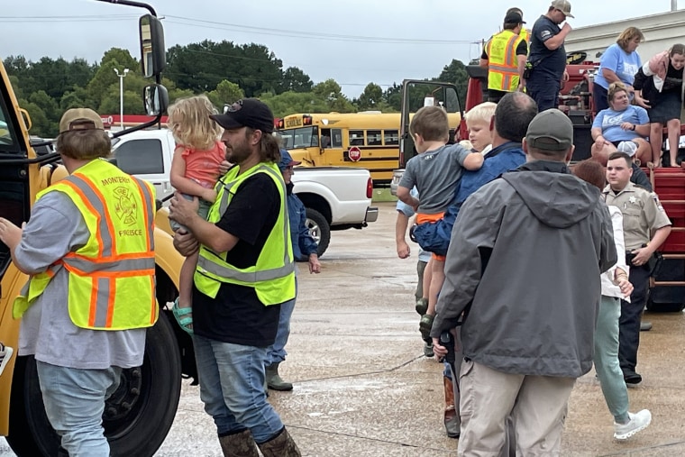 Children are evacuated from Railroad Day Care Center