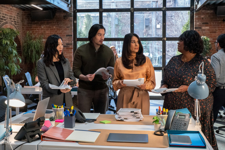 Image: Arden Cho, Desmond Chiam, Angela Gomez, and NaTasha Yvette Williams