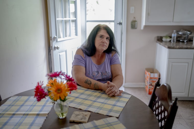 Aimee Autin in her home In Houma, La.