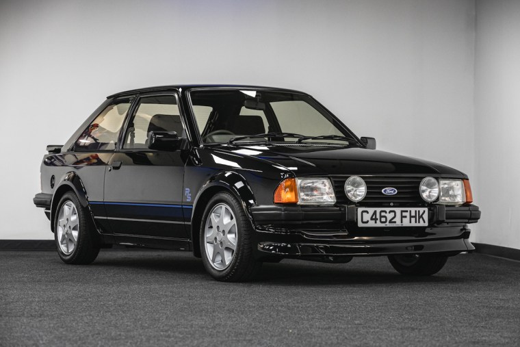The black Ford Escort RS Turbo Series 1 was used by the princess for casual outings, Silverstone Auctions said.