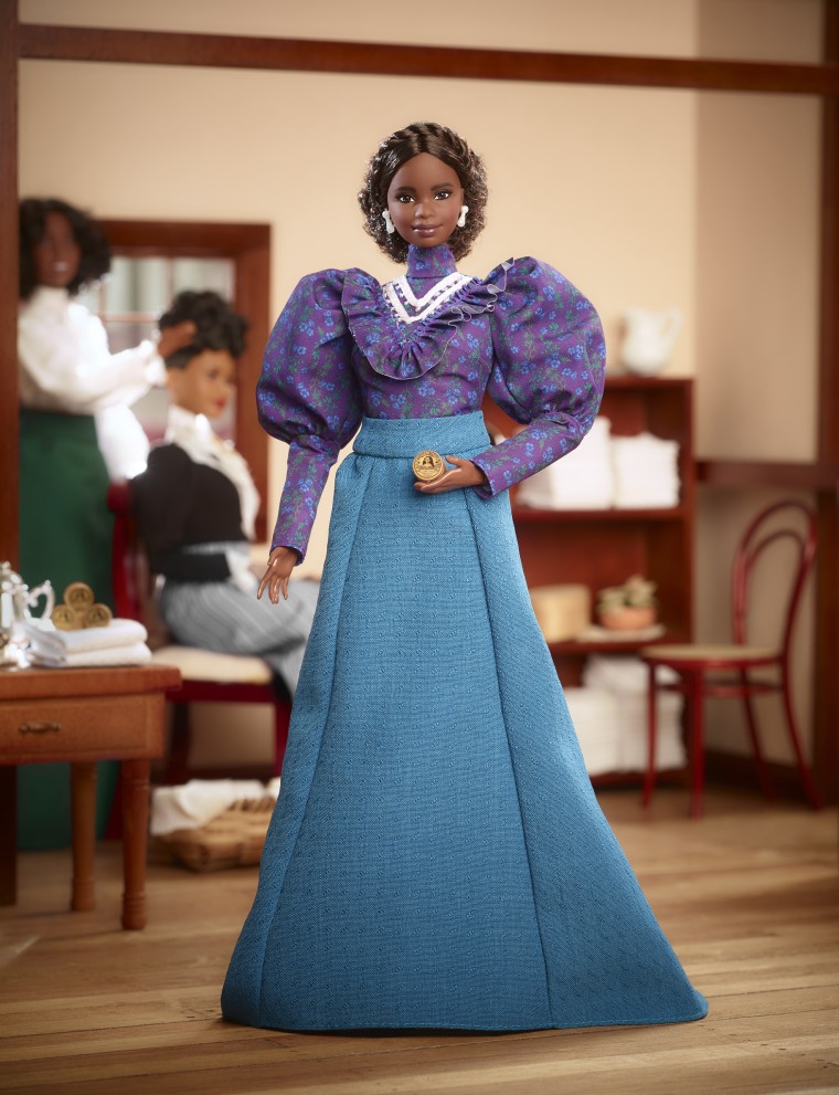 Barbie honors first female self-made millionaire, Madam C.J. Walker, with  new doll