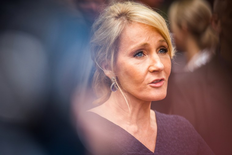 J.K. Rowling in London on July 30, 2016.