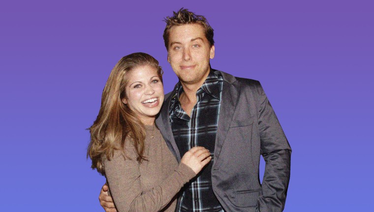 Danielle Fishel and Lance Bass in 2006.