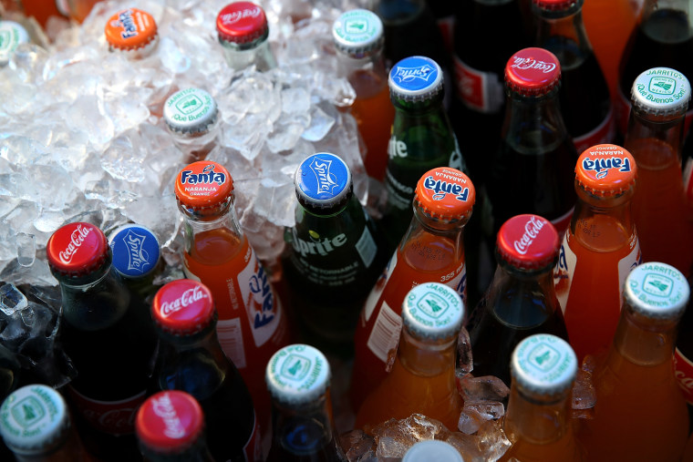 Image: Bottles of soda
