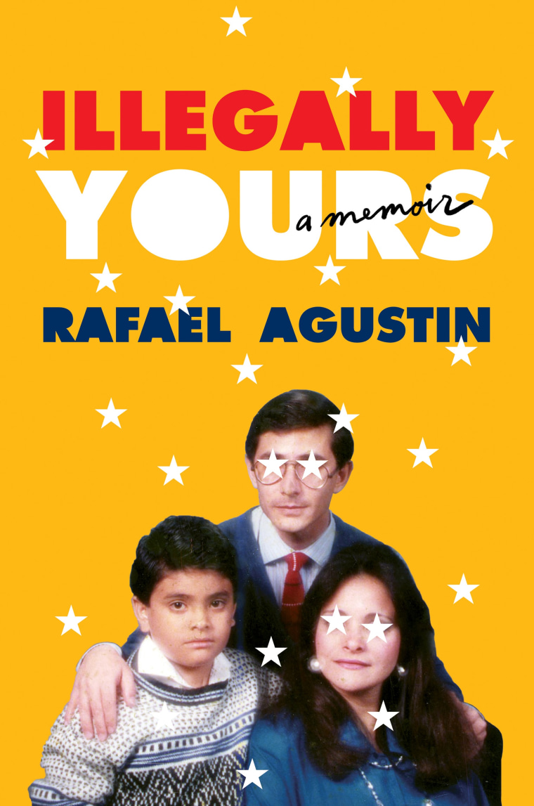 Portada de "Illegally Yours", el libro de memorias del escritor Rafael Agustin.