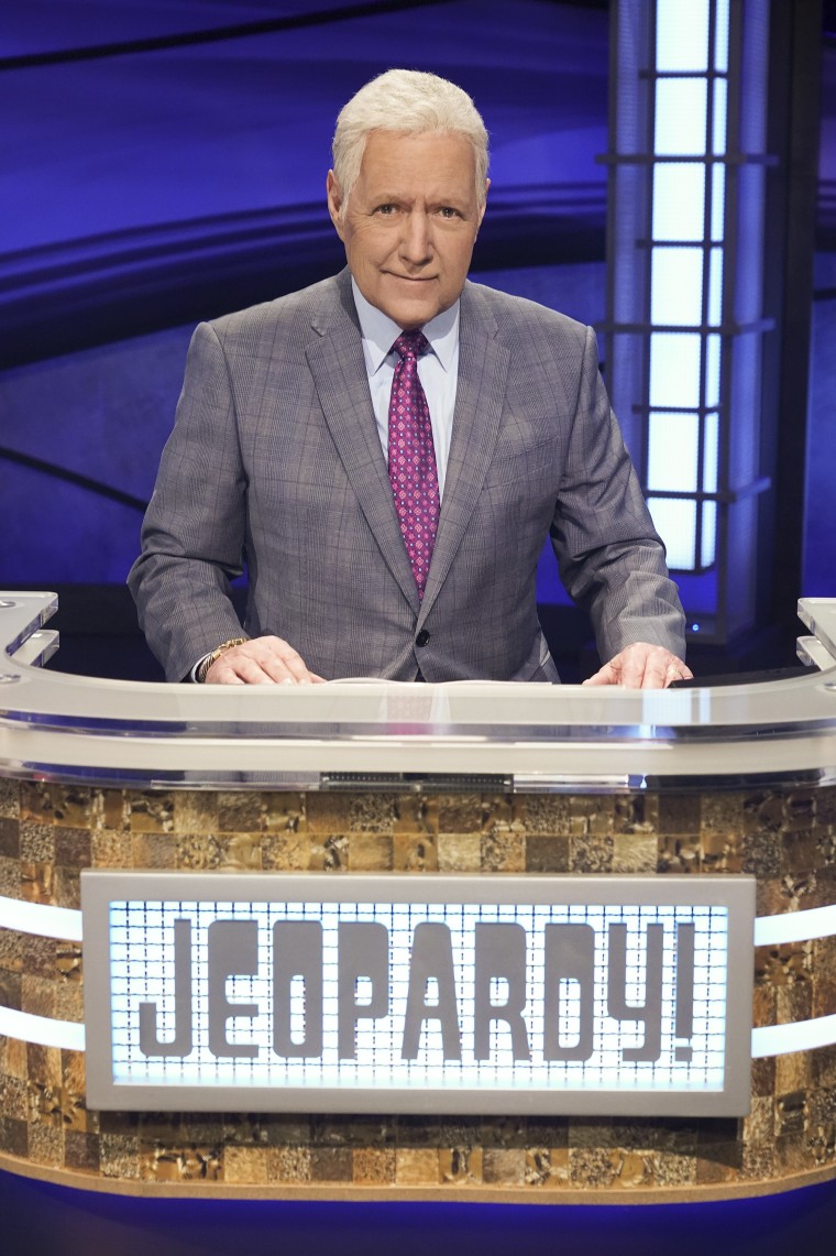 Jeopardy, hosted by Alex Trebek.