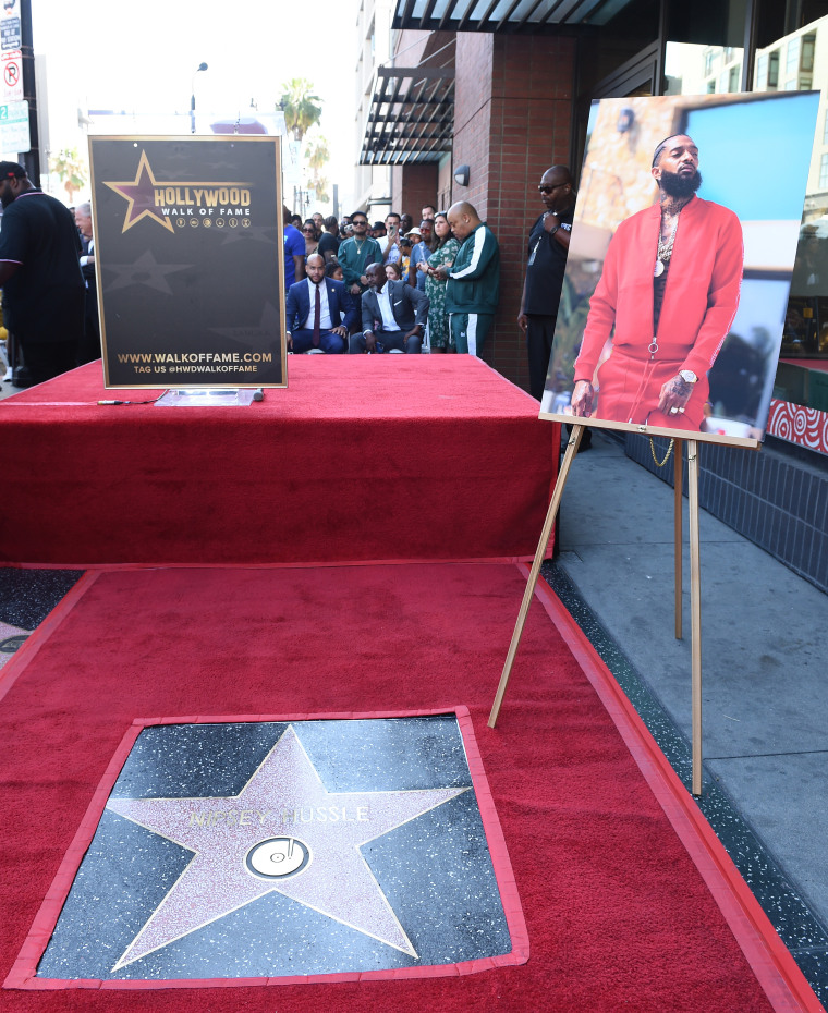 Nipsey Hussle gets Walk of Fame star, Lauren London tribute