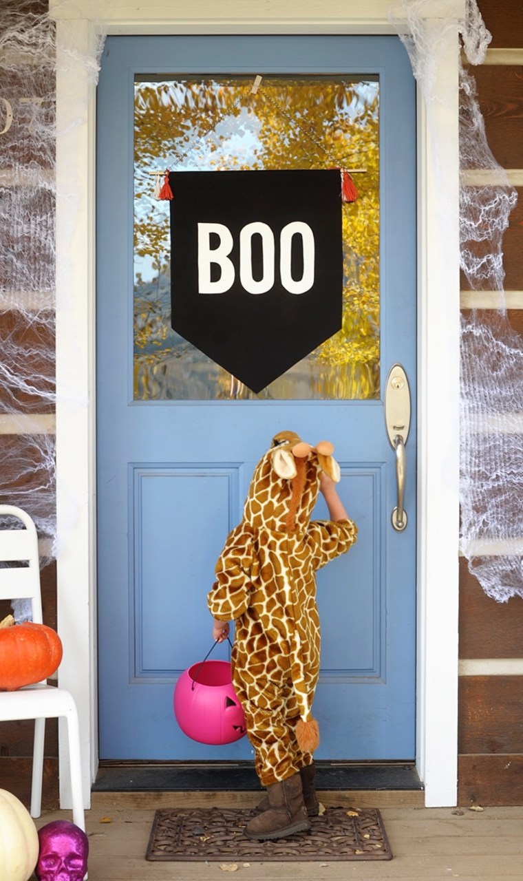 boo banner door decoration