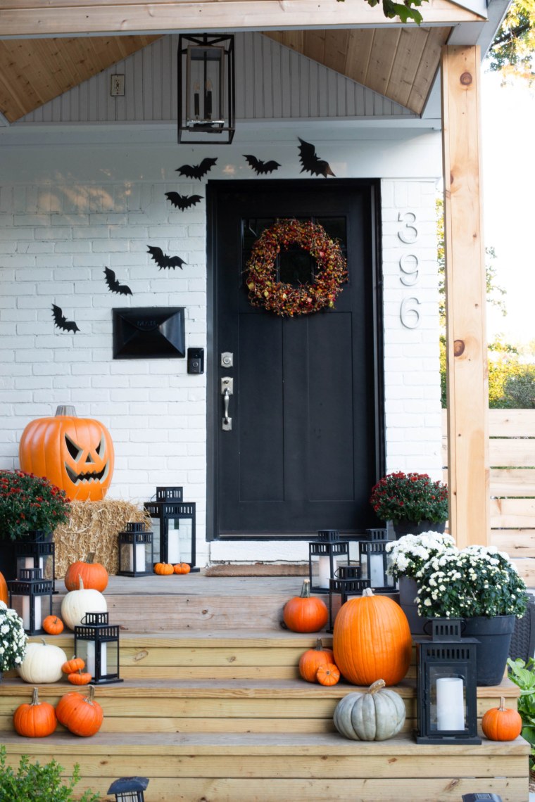 Funny Halloween Front Door Mat, This Family is Batty