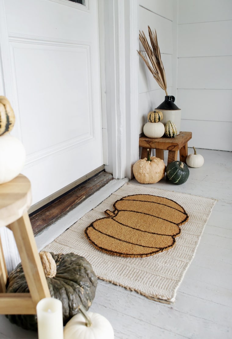 pumpkin doormat