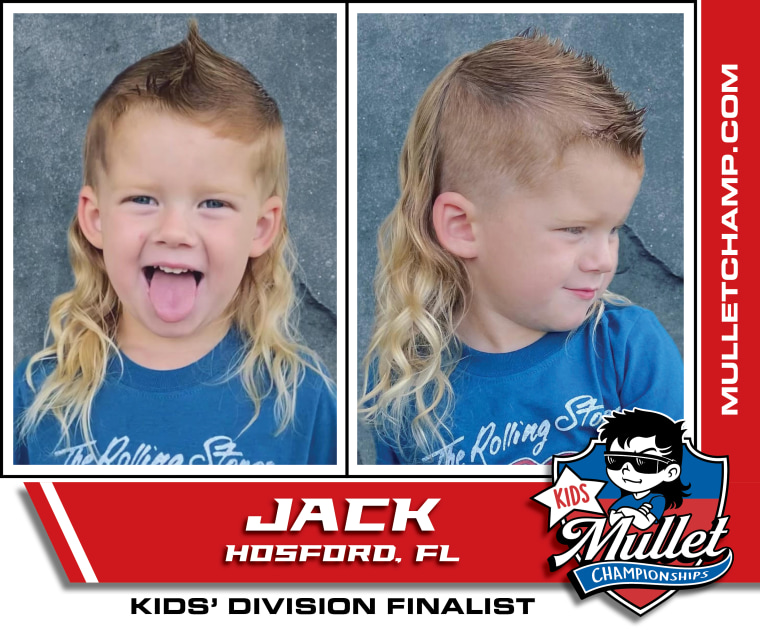 Kids' USA Mullet Championships Vote For Winner Of 25 Finalists