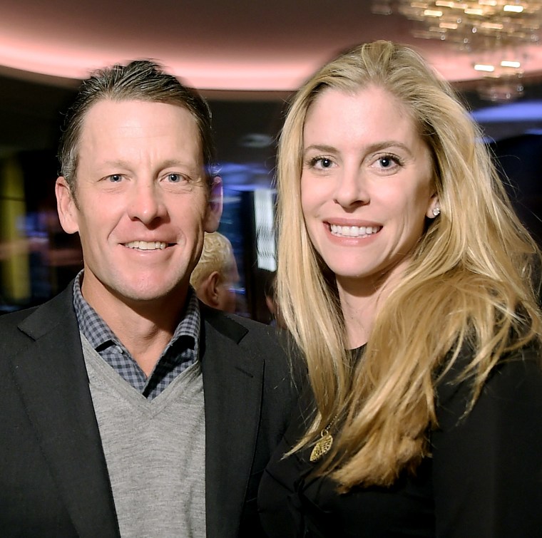 Lance Armstrong and Anna Hansen