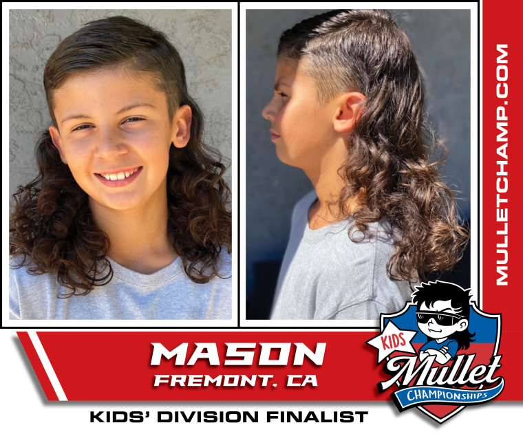 Kids' USA Mullet Championships Vote For Winner Of 25 Finalists