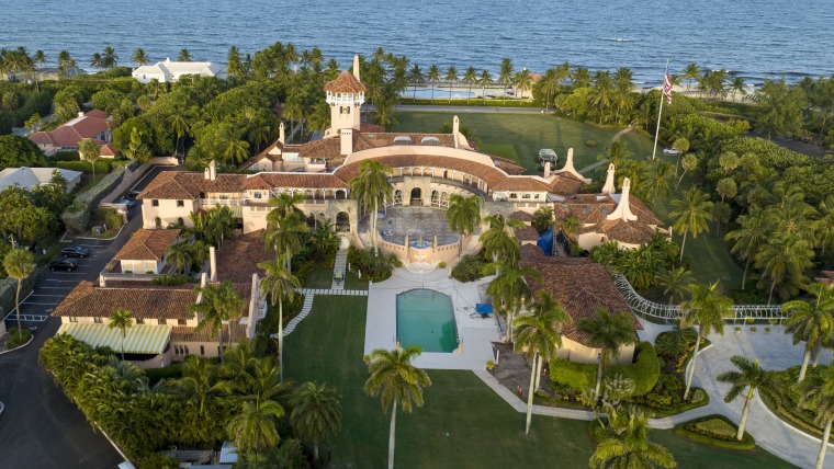 Vista aérea de la residencia del expresidente Donald Trump de Mar-a-Lago en Palm Beach