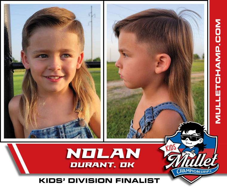 Kids' USA Mullet Championships Vote For Winner Of 25 Finalists