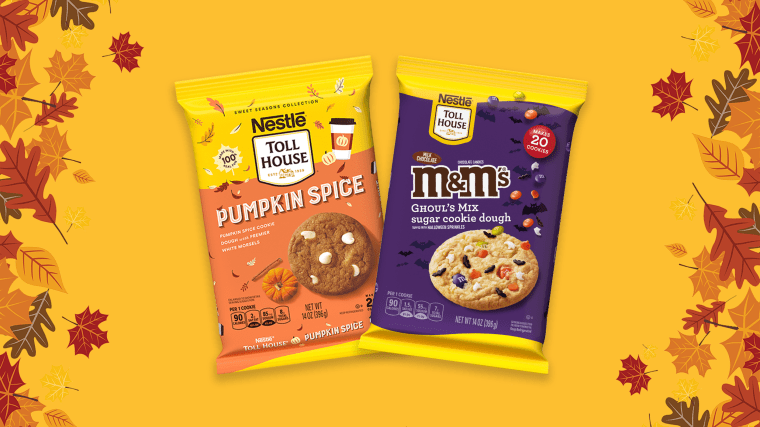 Nestle Toll House's fall-themed treats.