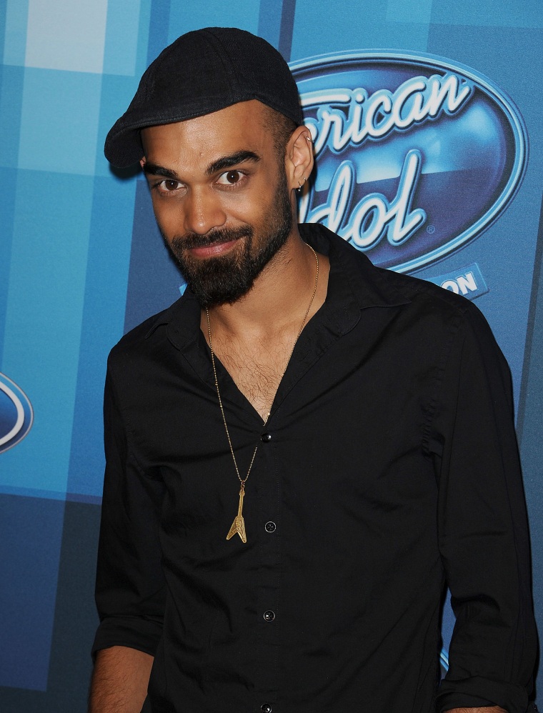 Sanjaya Malakar attends FOX's "American Idol" farewell show at Dolby Theatre on April 7, 2016, in Hollywood.