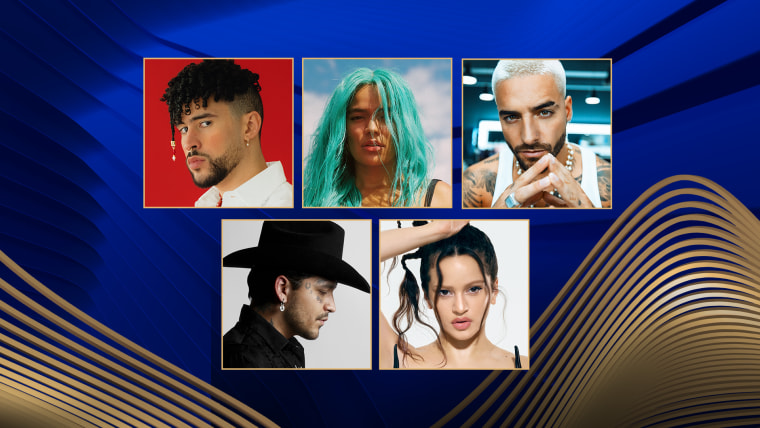 The finalists for the 2022 Billboard Latin Music Awards.