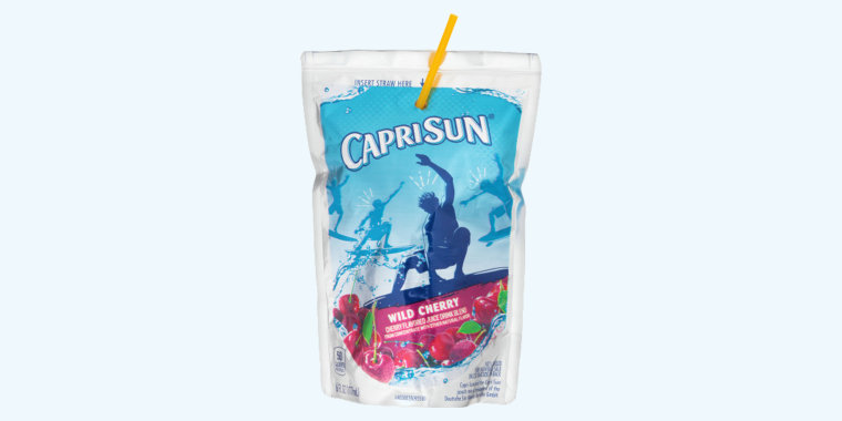For now, resist your childhood instinct to punch your yellow straw in the pouch of Capri Sun Wild Cherry Flavored Juice Drink Blend without looking it over for the signs of contamination included below.

