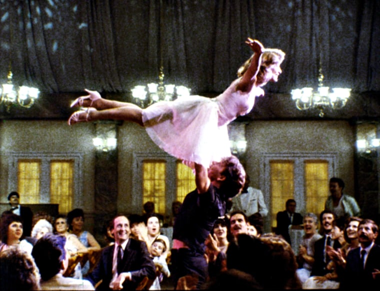 Patrick Swayze, Jennifer Grey, in Dirty Dancing 1987.