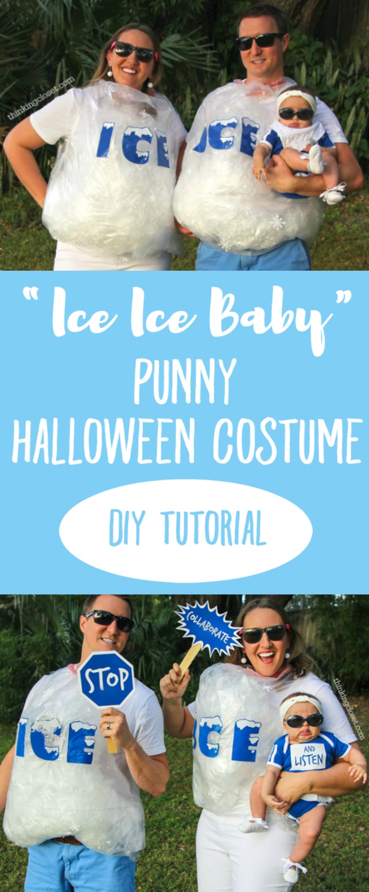 family halloween costume ideas ice ice baby