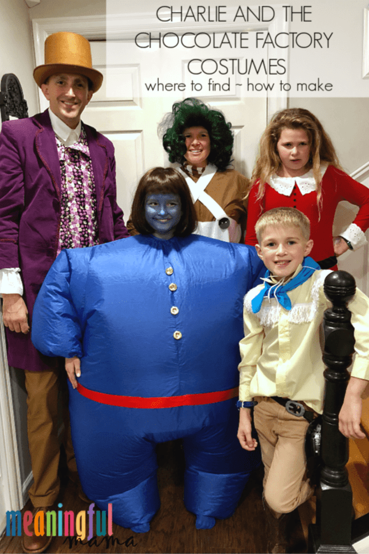 family halloween costume ideas charlie and the chocolate factory