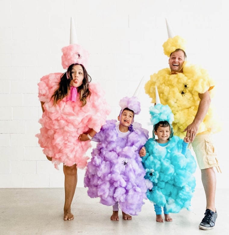 family halloween costume ideas cotton candy
