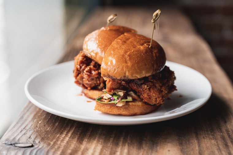 Maii said the most popular item on Fête's menu is the Korean Fried Chicken Sandwich.