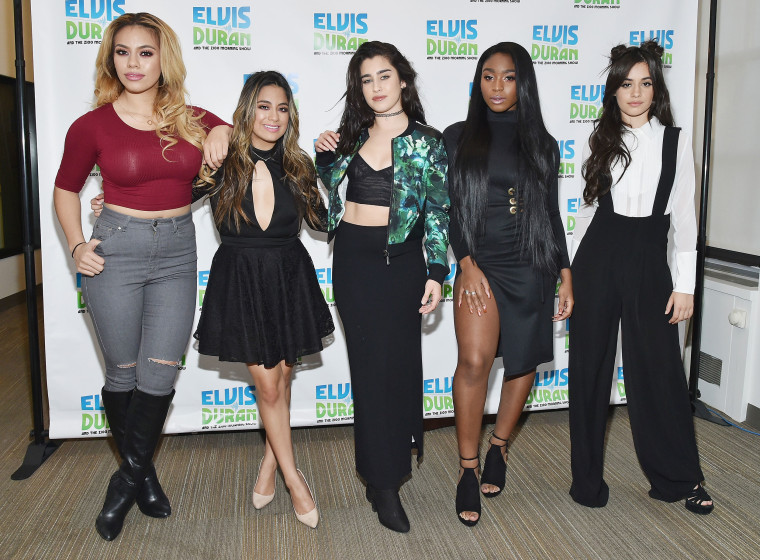 "Obviously everyone in the chat group agreed to wear black, and then here comes Dinah."

