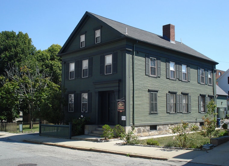 The Borden House in Fall River, Massachusetts.