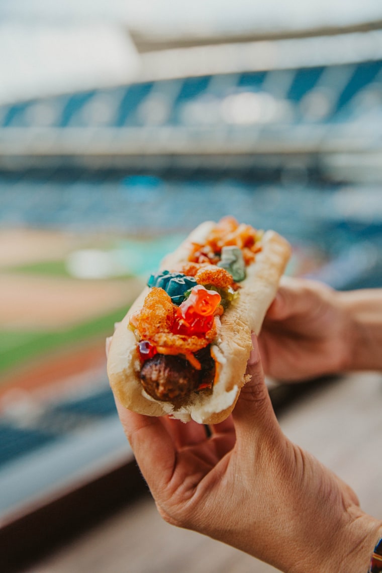 The "Jerry Garcia Dog" at Kauffman Stadium.