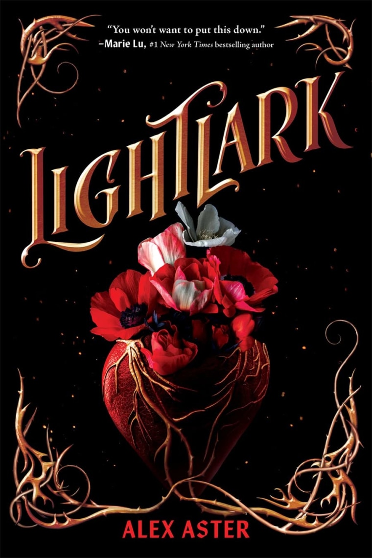 The cover of "Lightlark" was revealed on the NASDAQ sign in New York City.