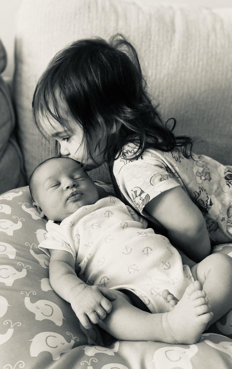 After staying in the pediatric intensive care unit less than two weeks after his birth, Jaxon returned home and resumed his role as a "sweet" and "happy" baby brother.