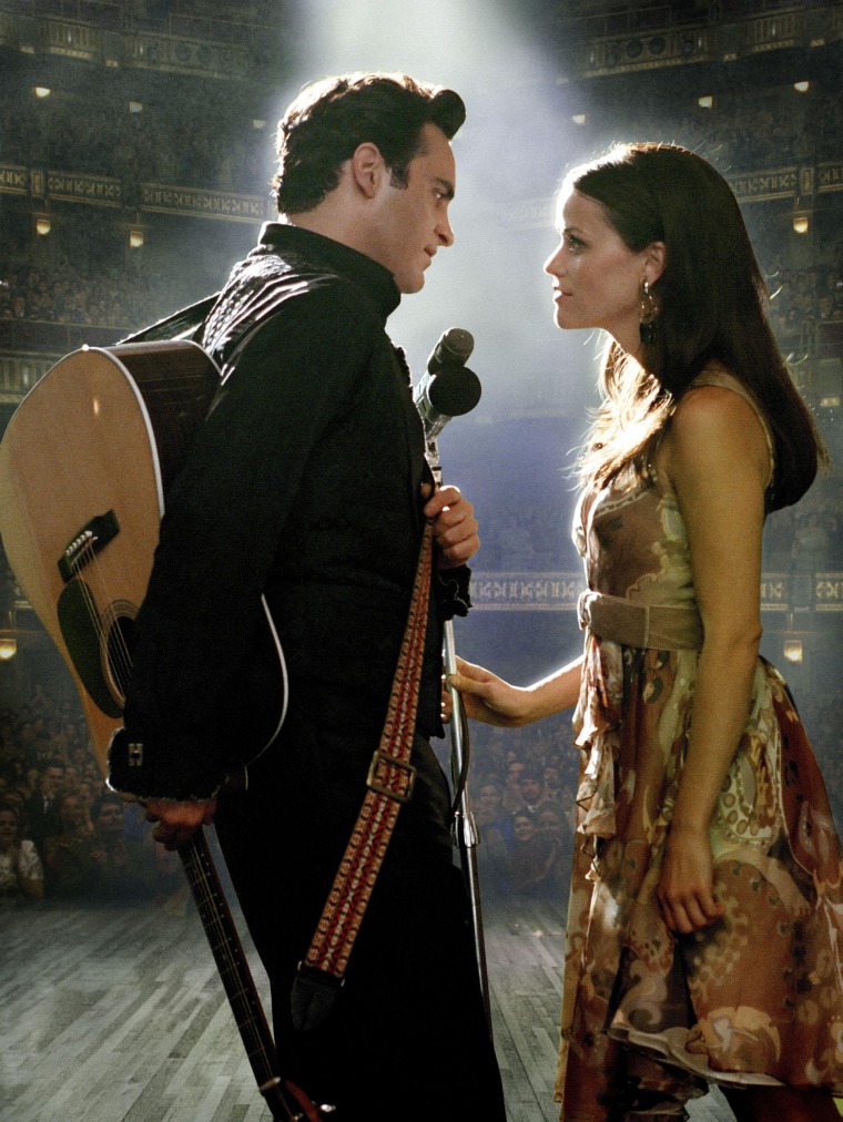 Johnny Cash and June Carter in Walk The Line.