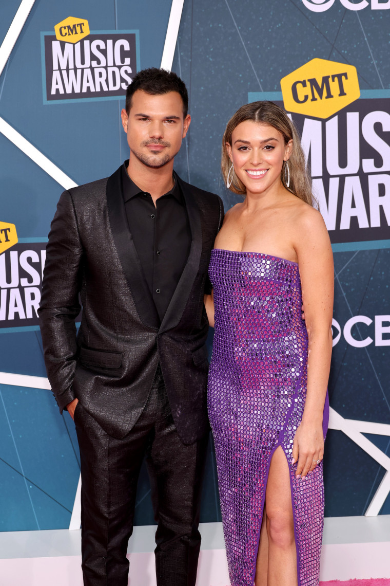 The couple at the 2022 CMT Music Awards on April 11, 2022 in Nashville, Tennessee.