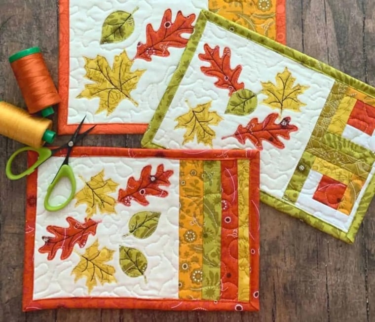 thanksgiving decorations cup mat