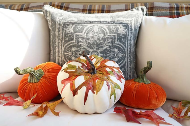 thanksgiving decorations pumpkin decoupage