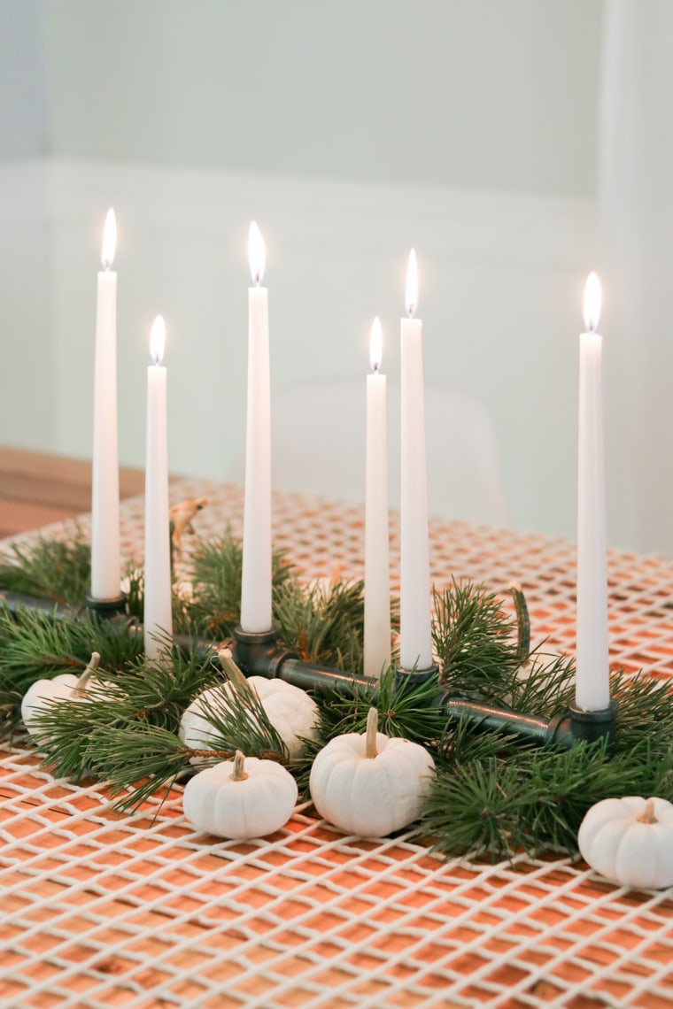 thanksgiving table decorations candleholder