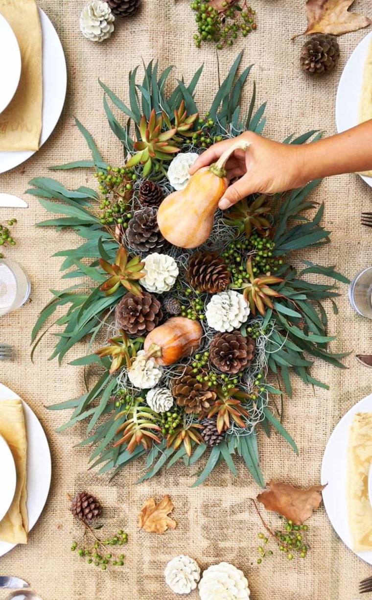 thanksgiving table decorations nature inspired centerpiece