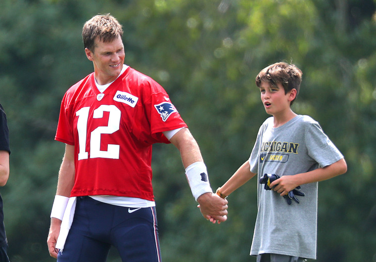 Tom Brady and son Jack